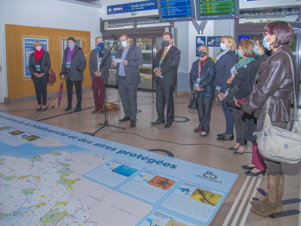 02/10/2020 - Carte au sol IGN "Panorama de la biodiversité et des aires protégées"