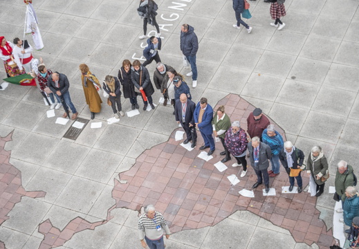 01/10/2022-Carte humaine géante du Portugal
