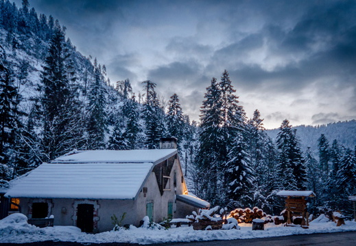 Ban sur Meurthe-Clefcy - Scierie du Lançoir - Hiver - ©Maxime PERROTEY